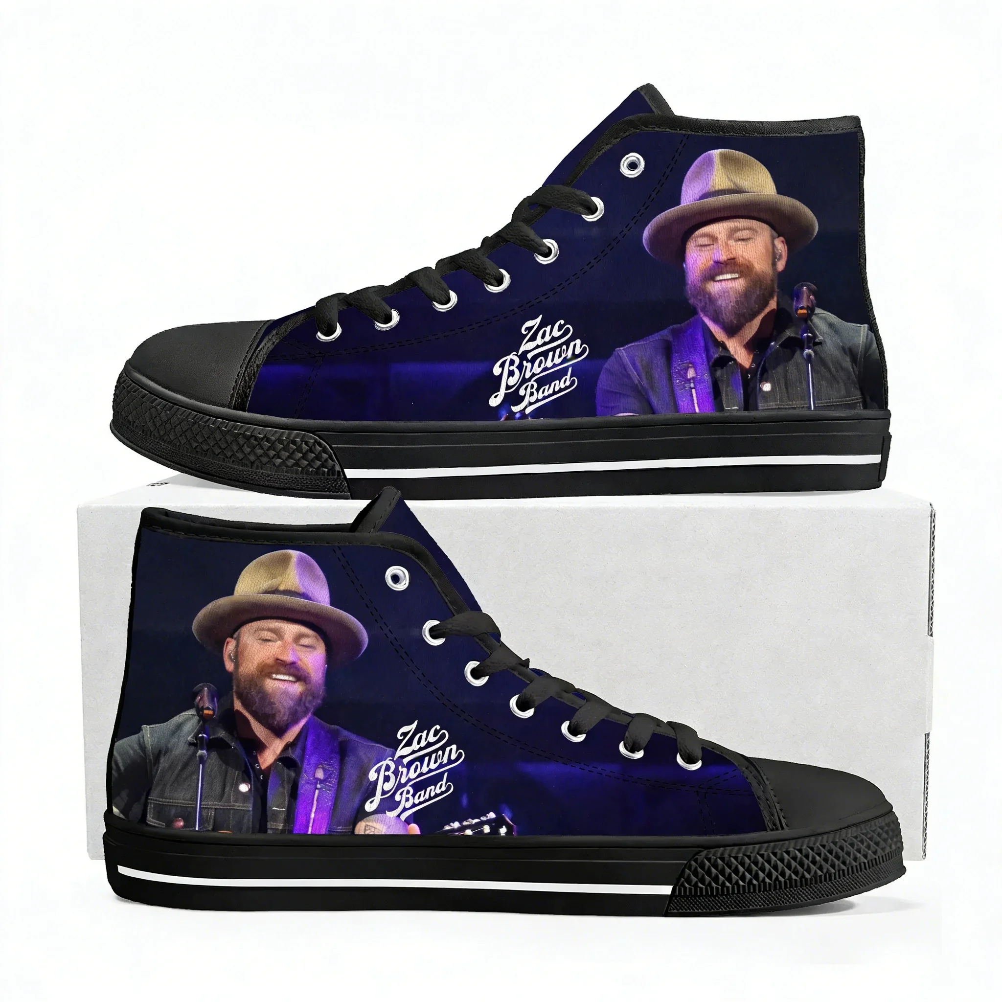 3D Printing Quality - Tênis de cano alto Zac Brown,