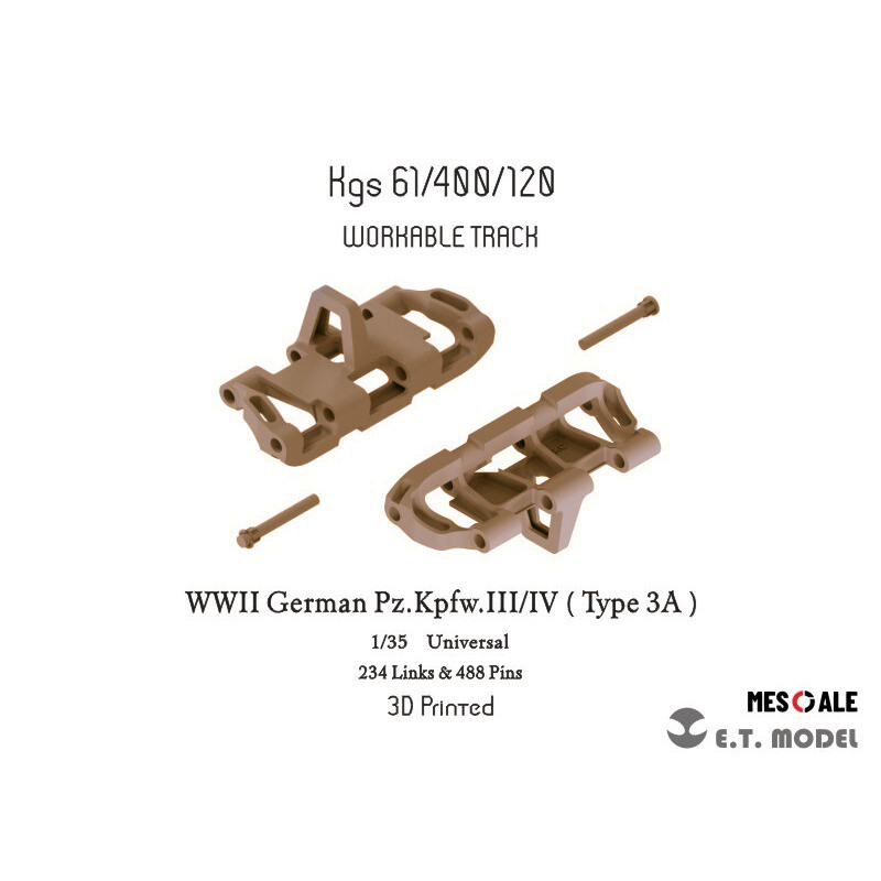 3D Printing Ideas - ET 1/35 P35-020 WWII Pz.Kpfw.III/IV (Tipo