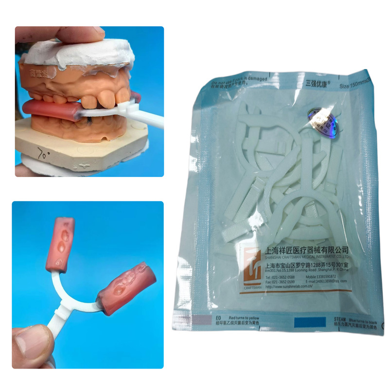 3D Printing Orthodontics - 10 Peças/Saco Garfo de Mordida Ortodôntico