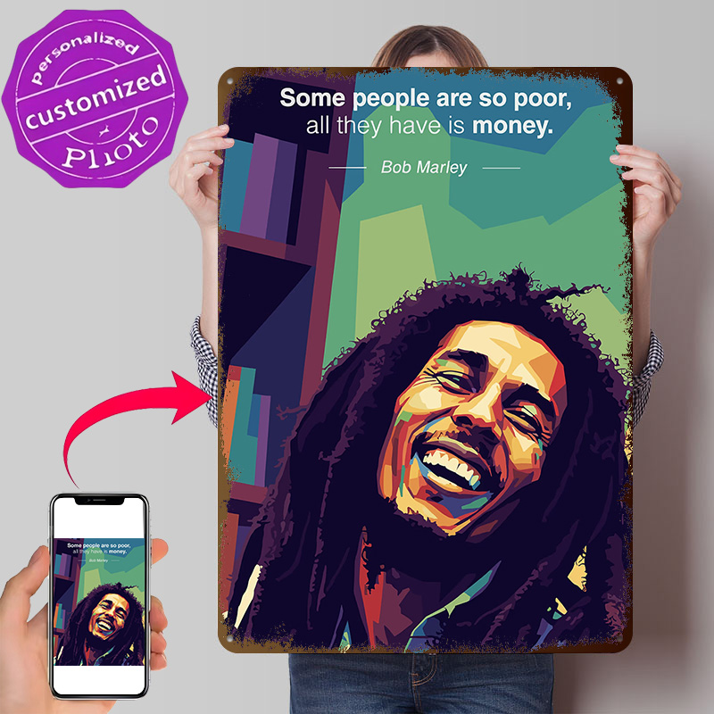 3D Printing Quotes - Citação de Bob Marley em Arte