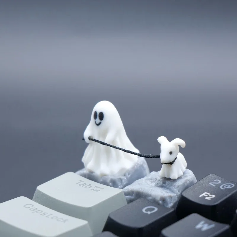 3D Printing Ideas - Fantasma filhote de cachorro resina keycap