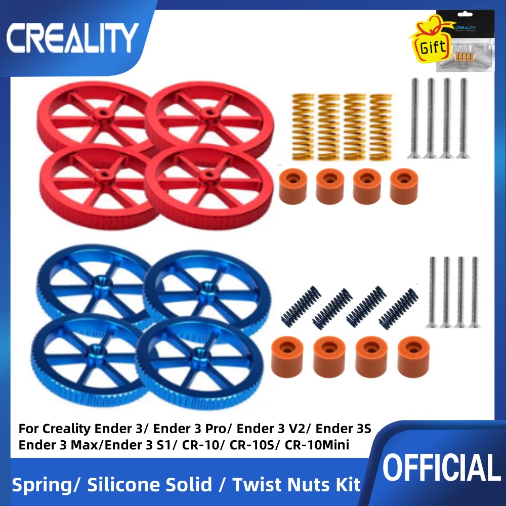 3D Printer Bed Spring - Kit de porca de nivelamento de