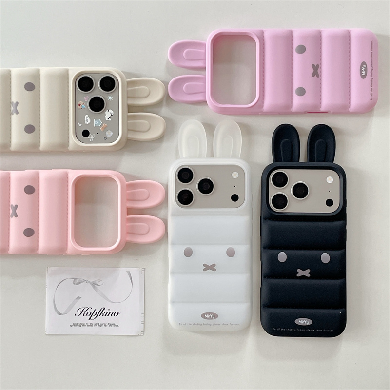 3D Printing Rabbit - Capa de Celular Kawaii 3D com