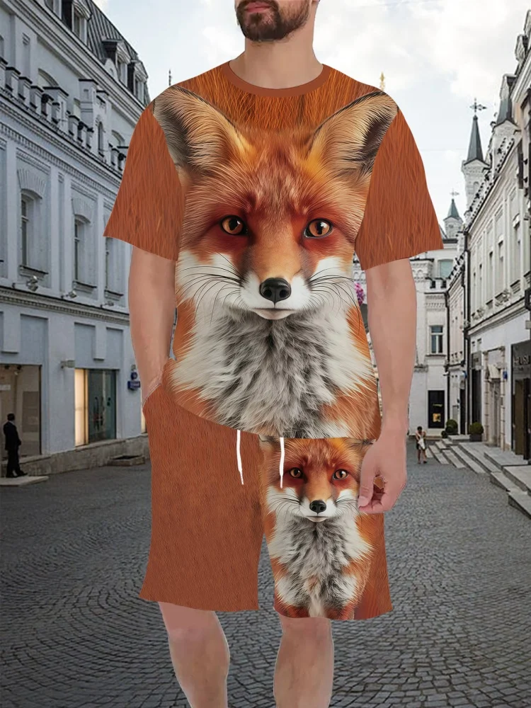 3D Printing Design Free - Conjunto de Camisetas Masculinas de Verão