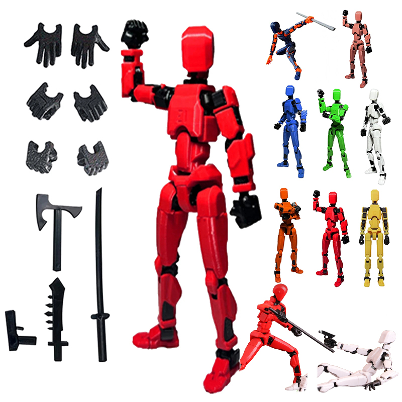 3D Printing Joint - 1PCS Boneco Articulado com 13 Juntas,
