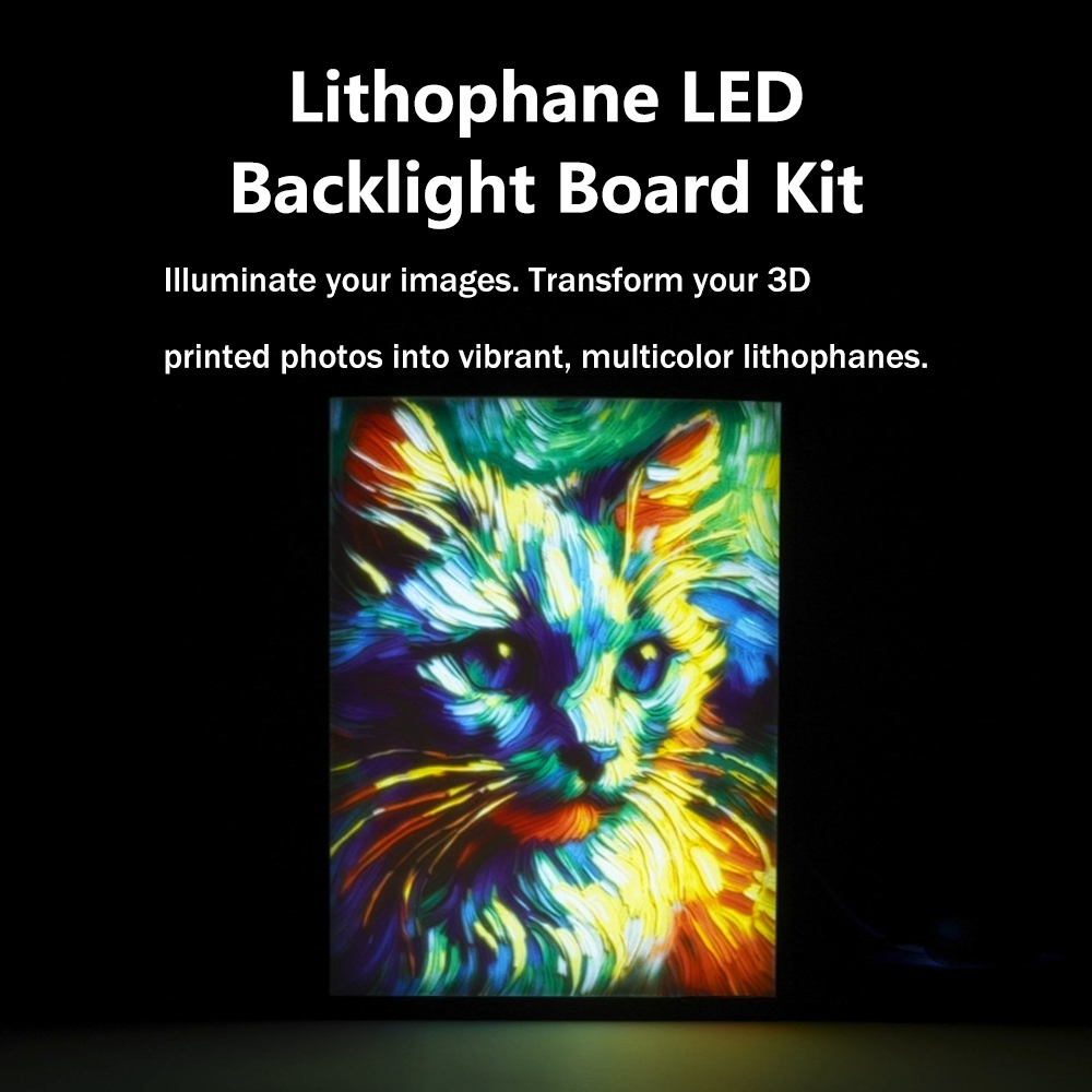 KC010 Lithophane CMYK PLAFilam - 3D Printing Cnc avaliação e preço