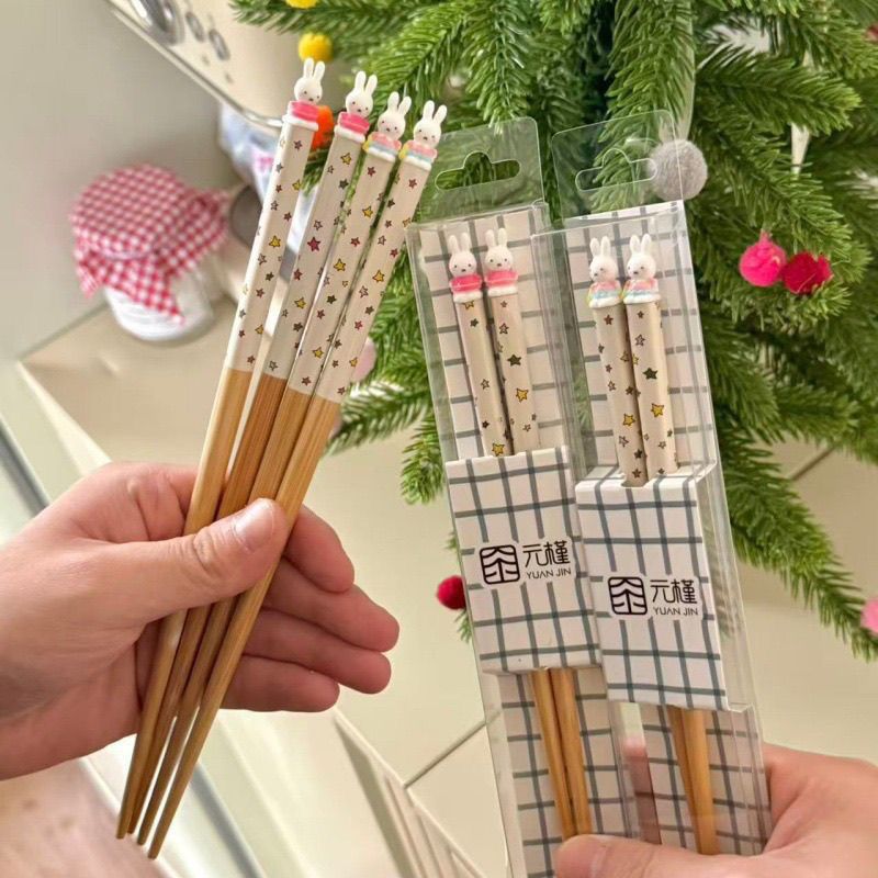 Bonitos Hashis de Bambu Licenc - 3D Printing Rabbit avaliação e preço