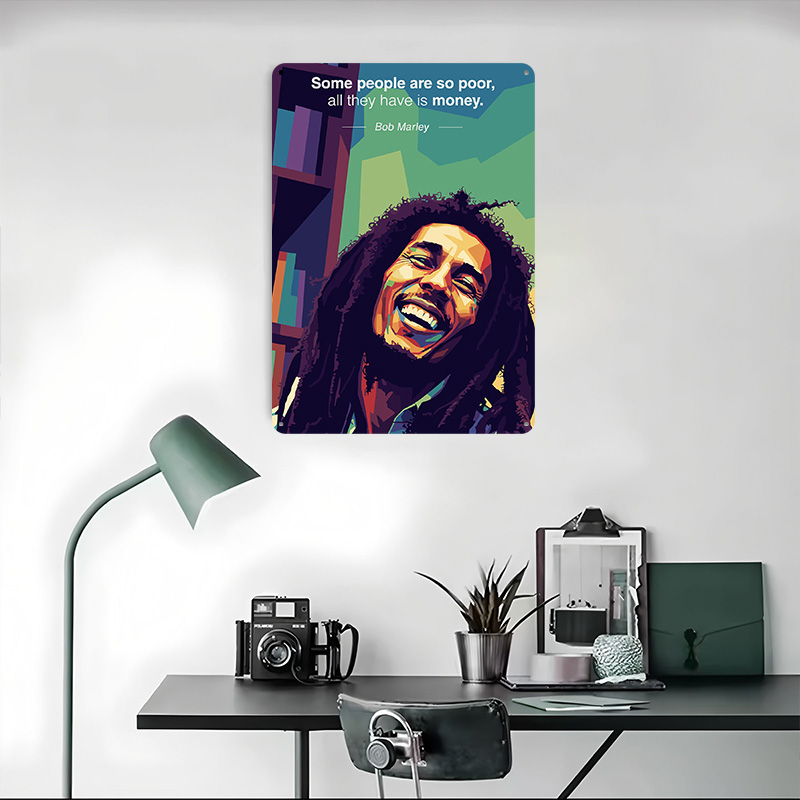 Citação de Bob Marley em Arte  - 3D Printing Quotes avaliação e preço