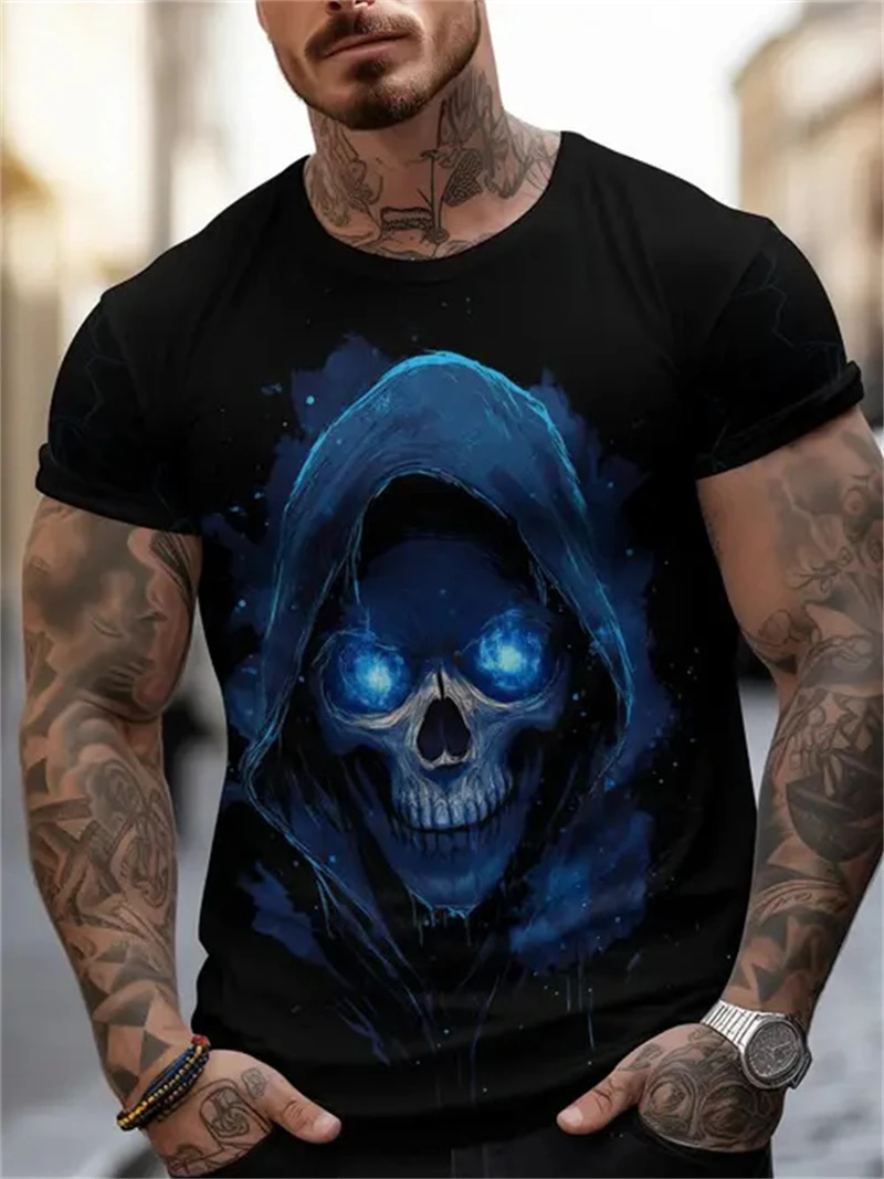 Camiseta Masculina Preta com E - 3D Printing Question avaliação e preço
