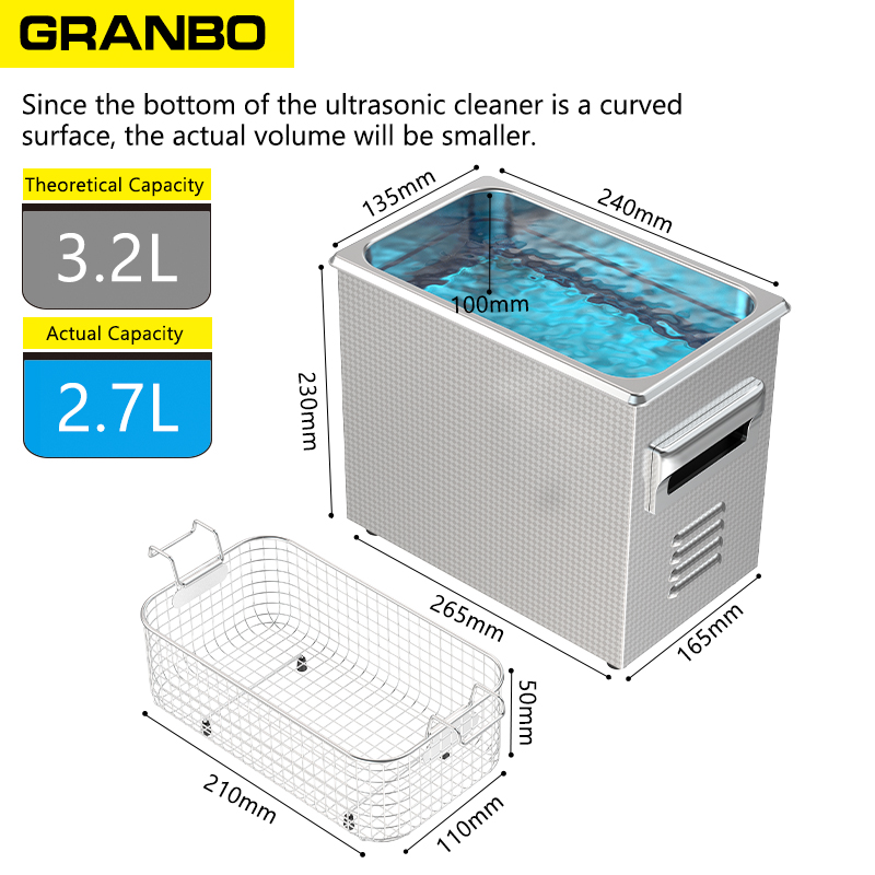 Limpador ultrassônico 3l 120w/ - 3D Printing Orthodontics avaliação e preço