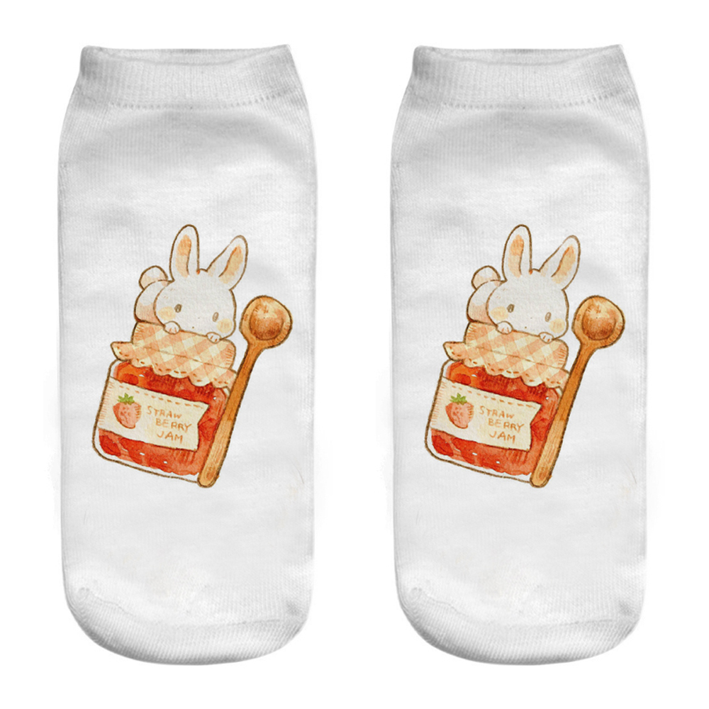 Unisex criativo morango bolo c - 3D Printing Rabbit avaliação e preço