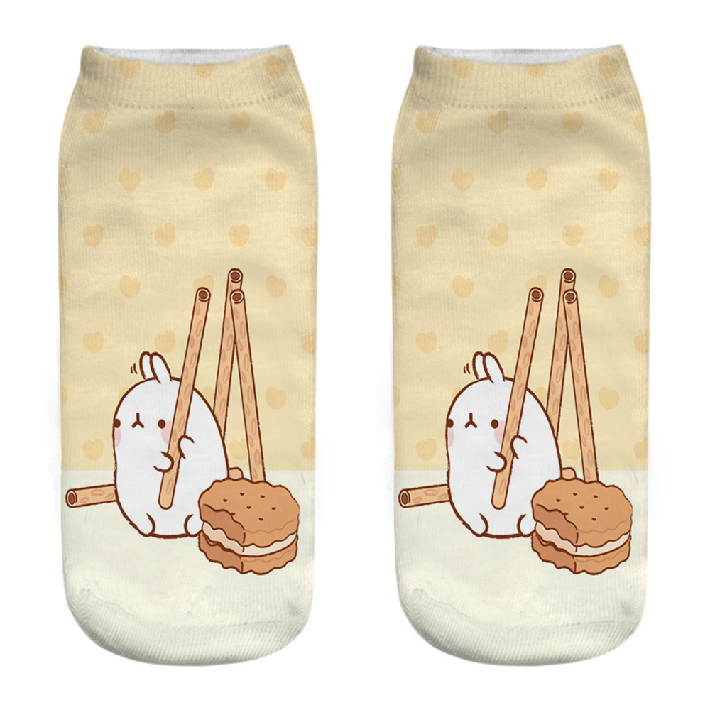 Unisex criativo morango bolo c - 3D Printing Rabbit avaliação e preço