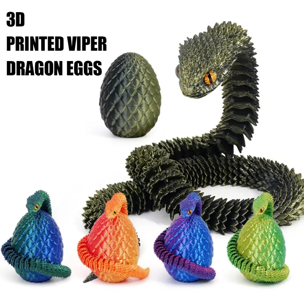 Ovo de Dragão Serpente 3D Impr - 3D Printing Joint avaliação e preço