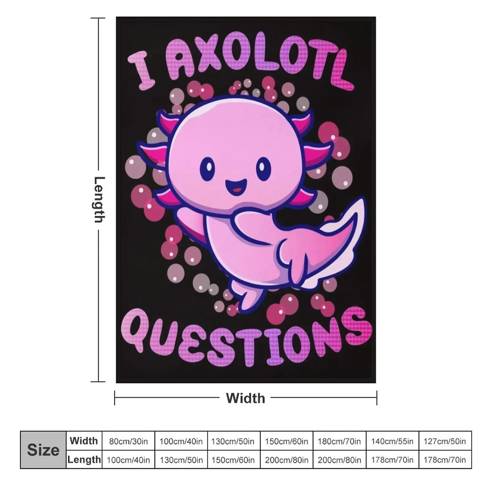 i axolotl questions Cobertor p - 3D Printing Question avaliação e preço