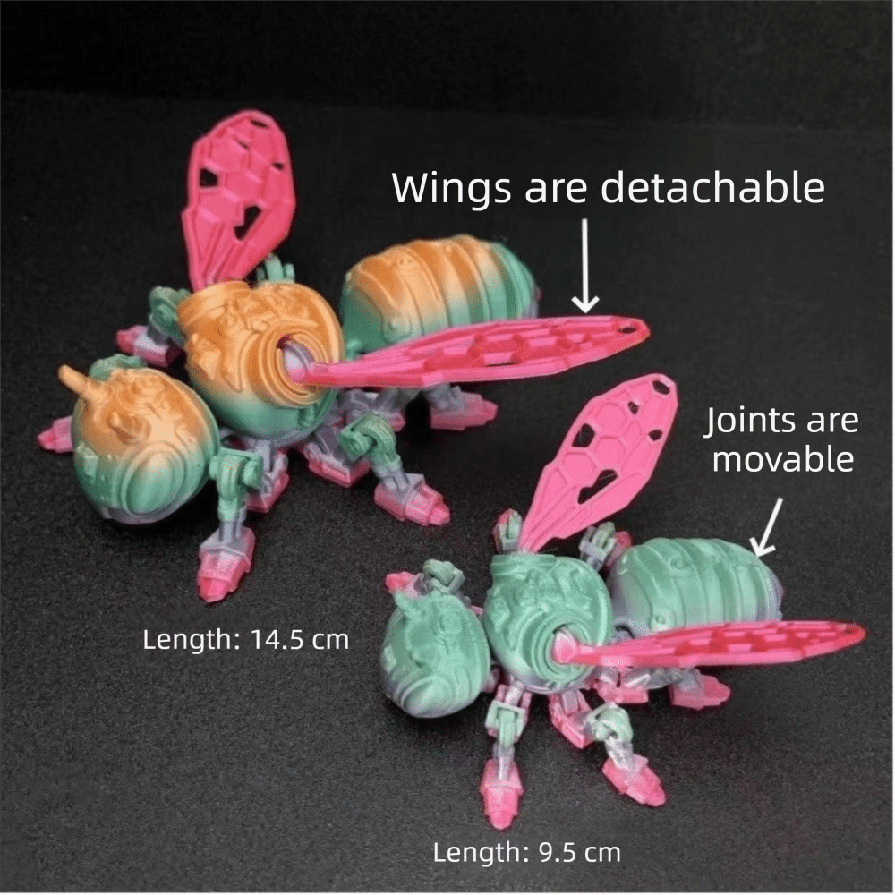 Modelo de Abelha com Juntas Mó - 3D Printing Joint avaliação e preço