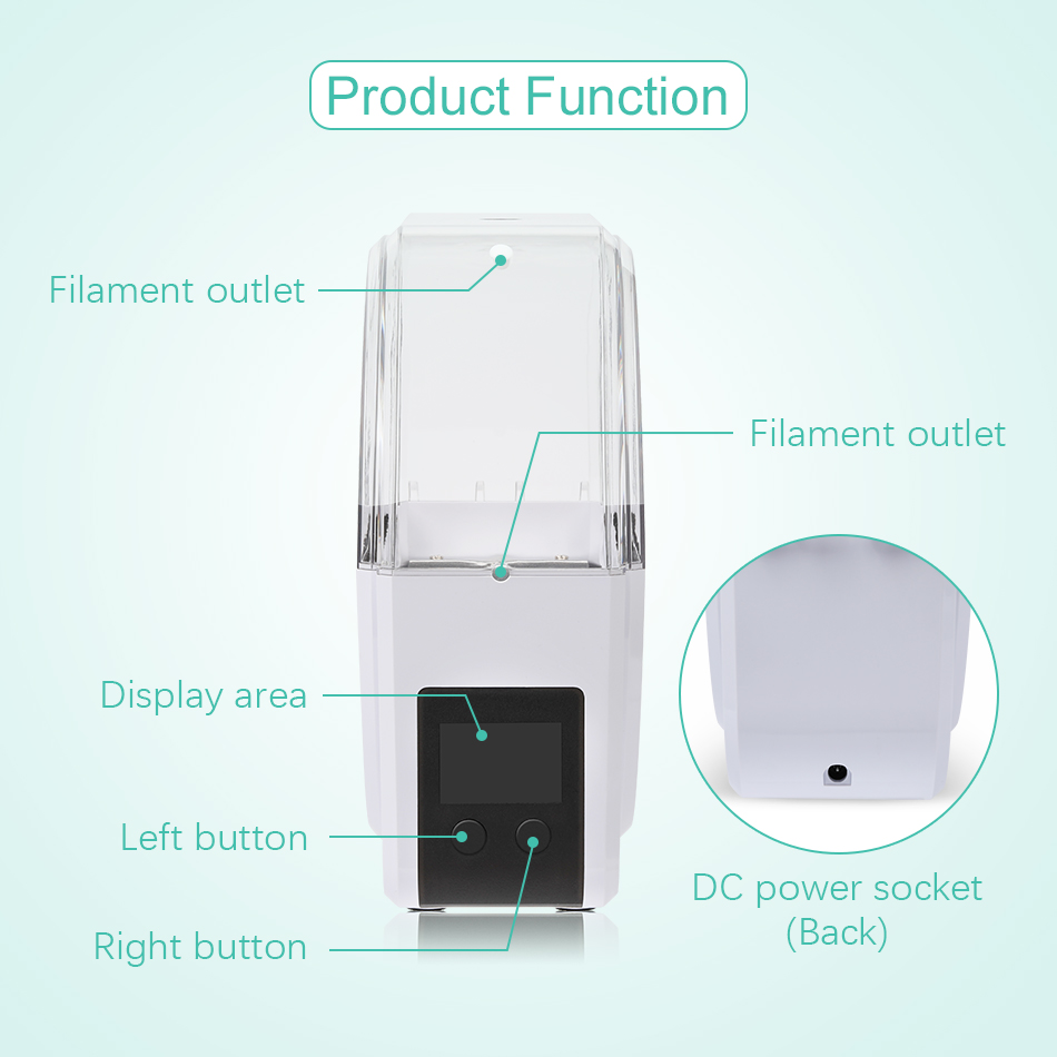 Sunlu secador de filamento s1  - 3D Printing Cnc avaliação e preço