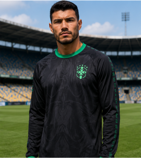 Camisa de Futebol de Manga Lon - 3D Printing Design Free avaliação e preço